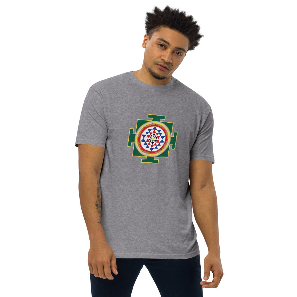 Sri Yantra 1 Men’s premium heavyweight tee