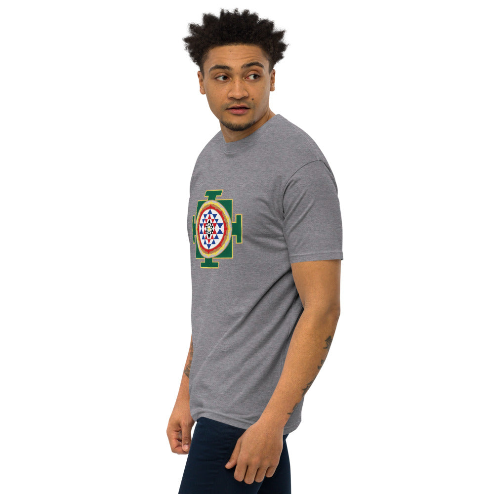 Sri Yantra 1 Men’s premium heavyweight tee