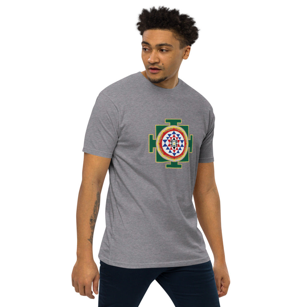 Sri Yantra 1 Men’s premium heavyweight tee