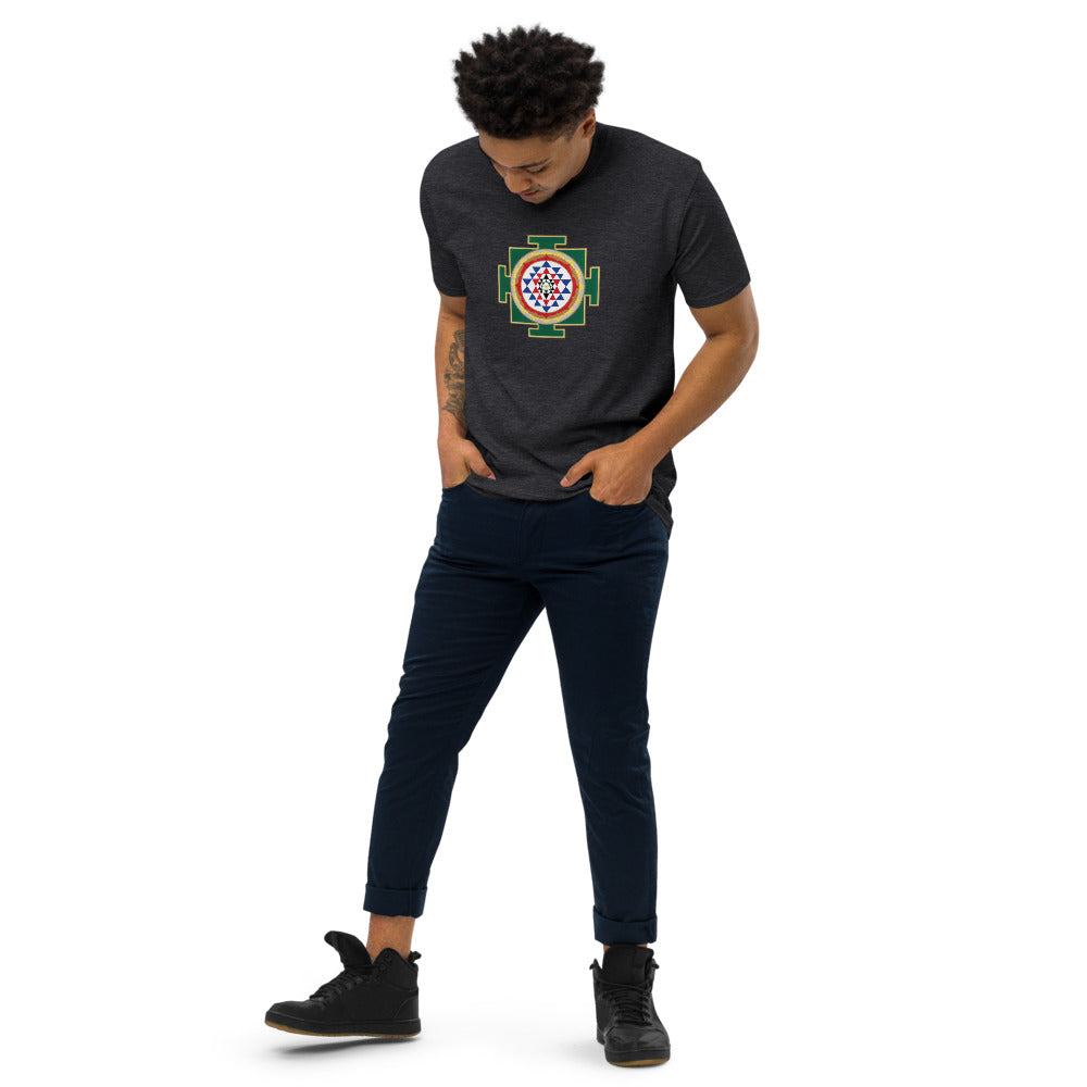 Sri Yantra 1 Men’s premium heavyweight tee