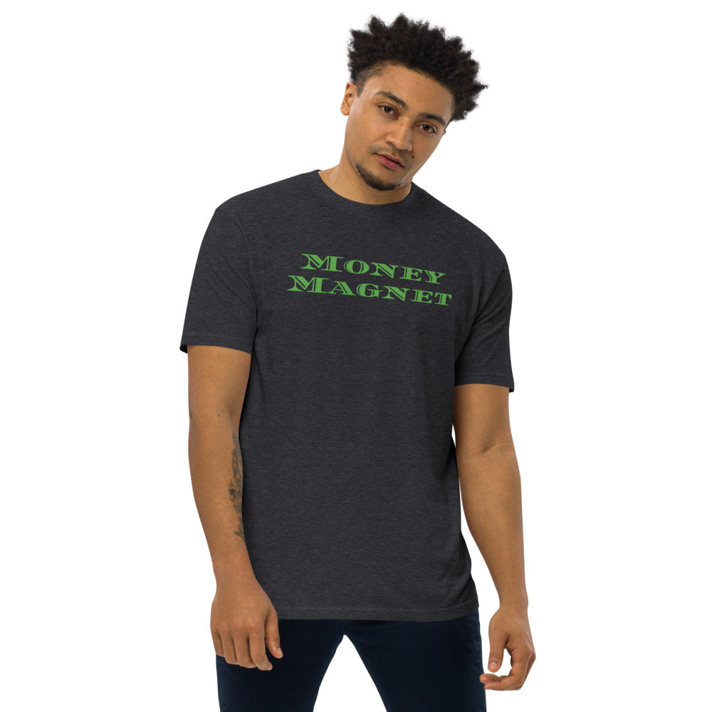 Green Money Magnet Men’s premium heavyweight tee