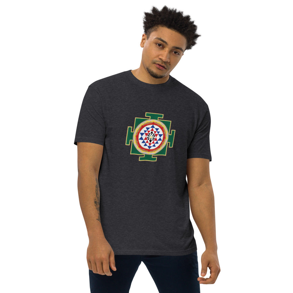 Sri Yantra 1 Men’s premium heavyweight tee