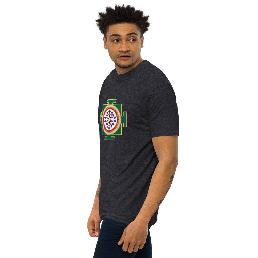 Sri Yantra 1 Men’s premium heavyweight tee