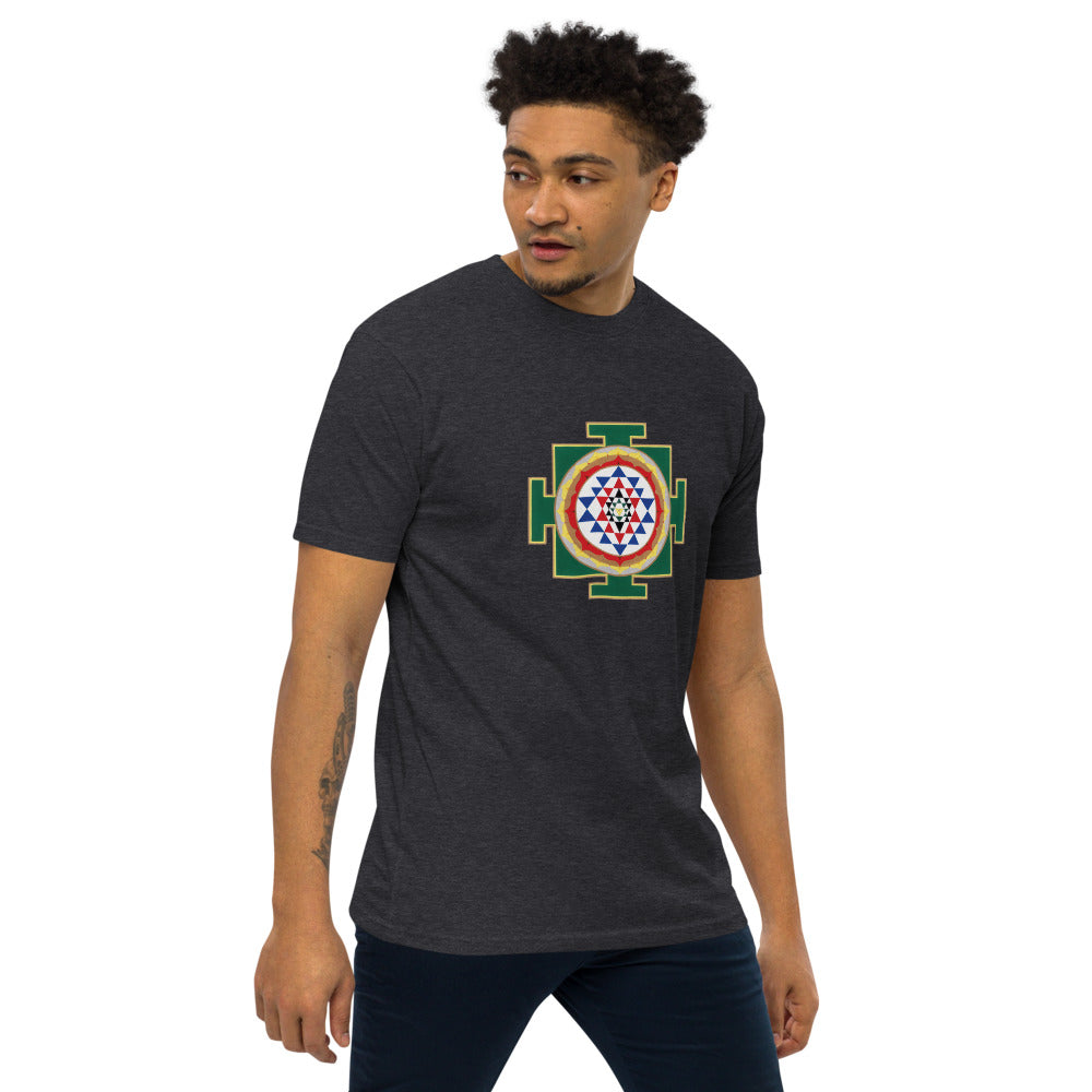 Sri Yantra 1 Men’s premium heavyweight tee