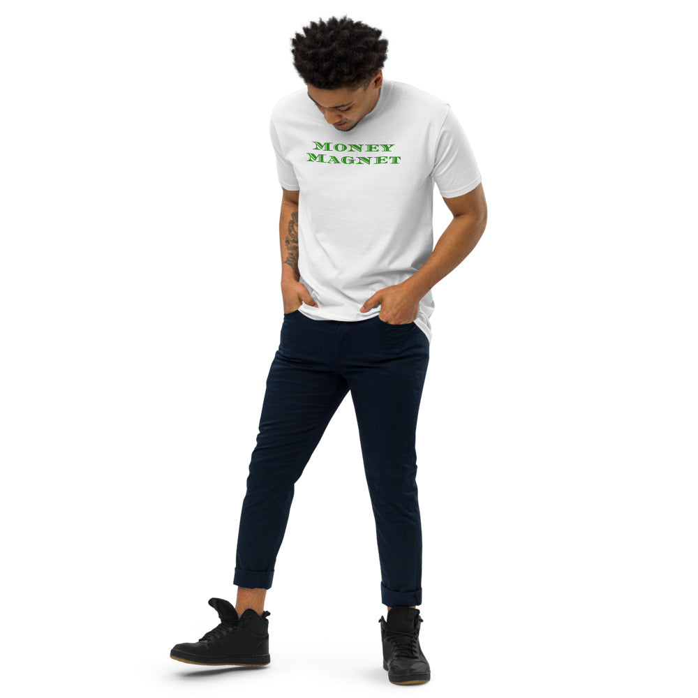 Green Money Magnet Men’s premium heavyweight tee