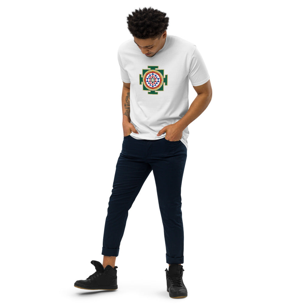 Sri Yantra 1 Men’s premium heavyweight tee