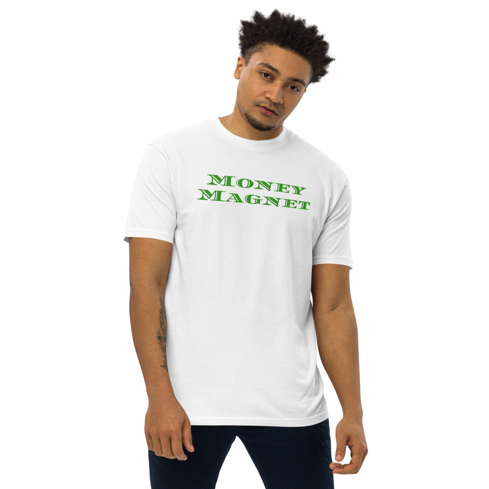 Green Money Magnet Men’s premium heavyweight tee