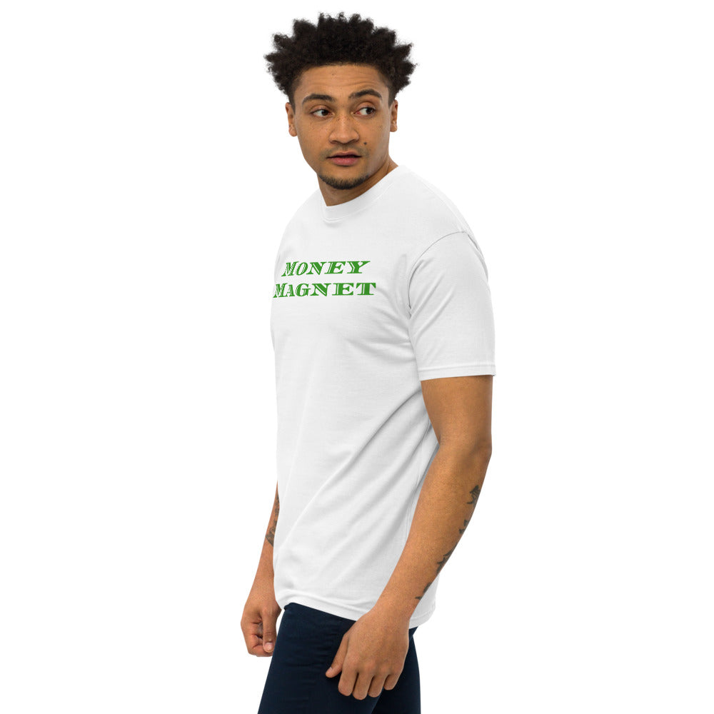 Green Money Magnet Men’s premium heavyweight tee