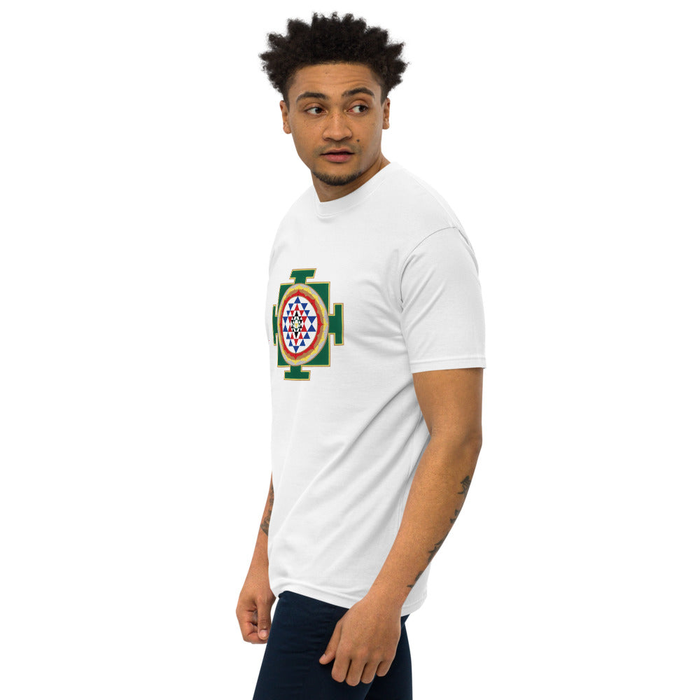 Sri Yantra 1 Men’s premium heavyweight tee