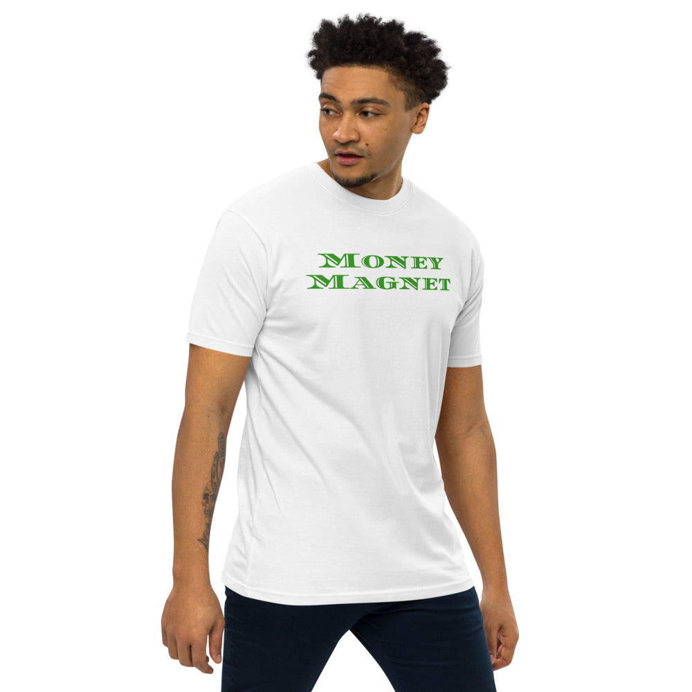 Green Money Magnet Men’s premium heavyweight tee