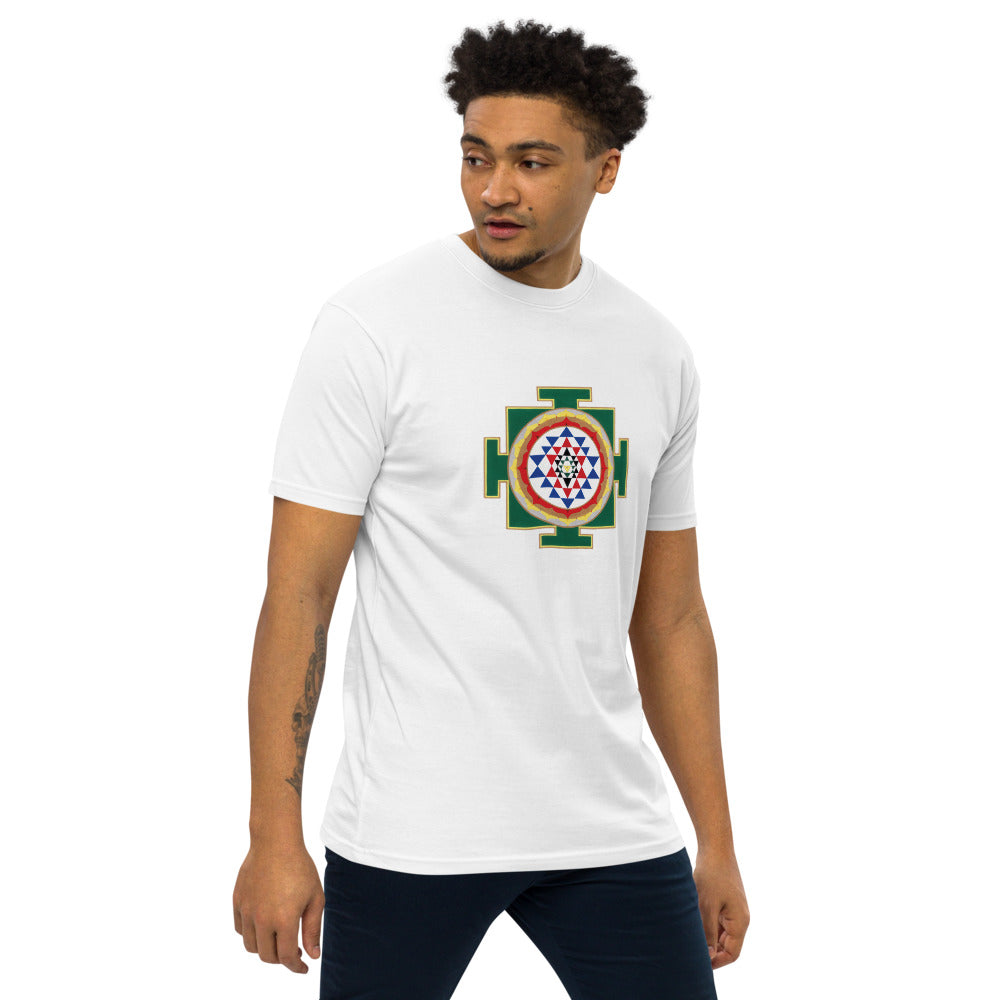 Sri Yantra 1 Men’s premium heavyweight tee