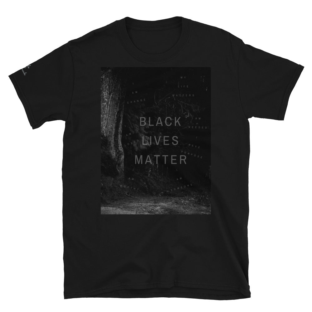 BLM - Short-Sleeve Unisex T-Shirt Blackground