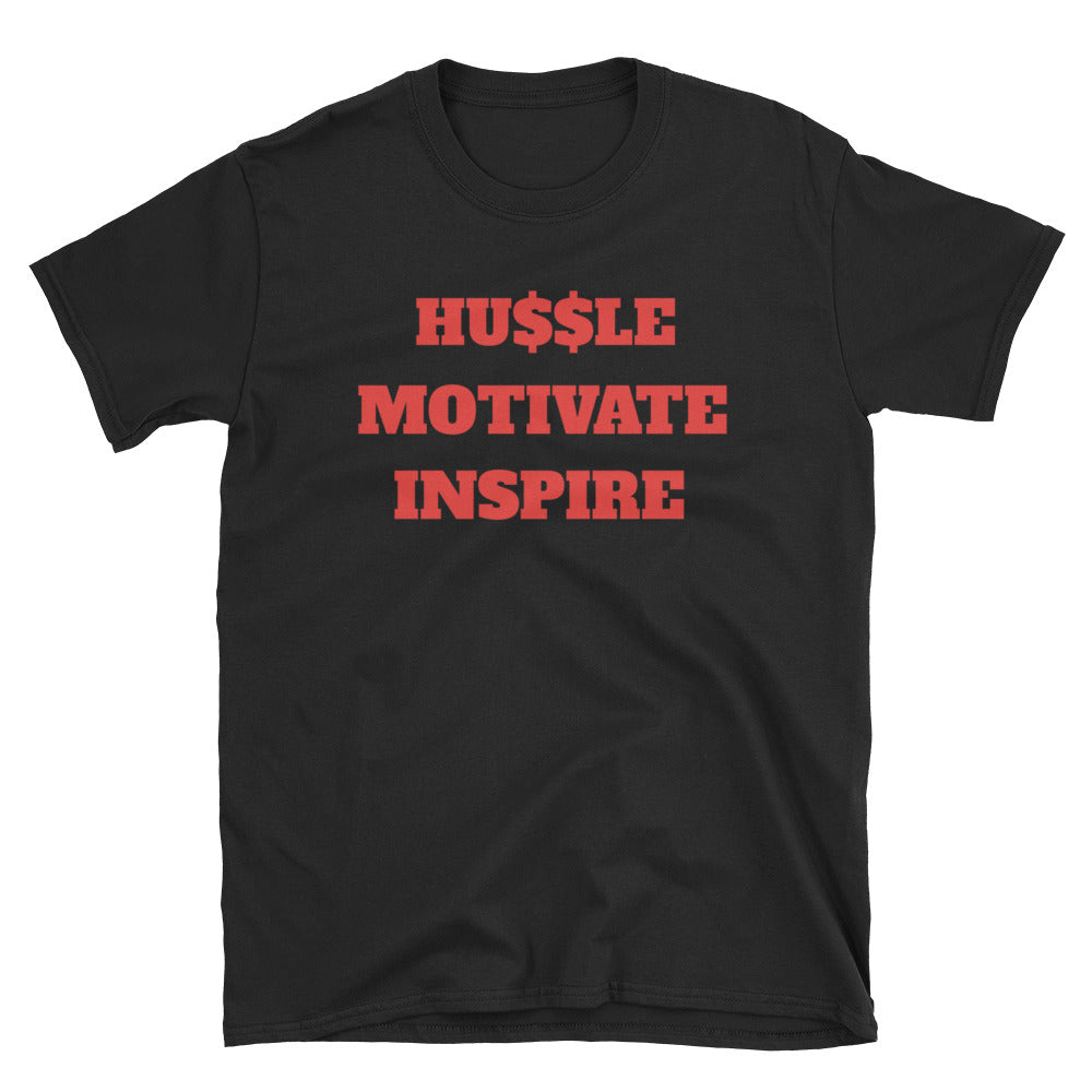 HU$$LE MOTIVATE INSPIRE -Red- T-Shirt