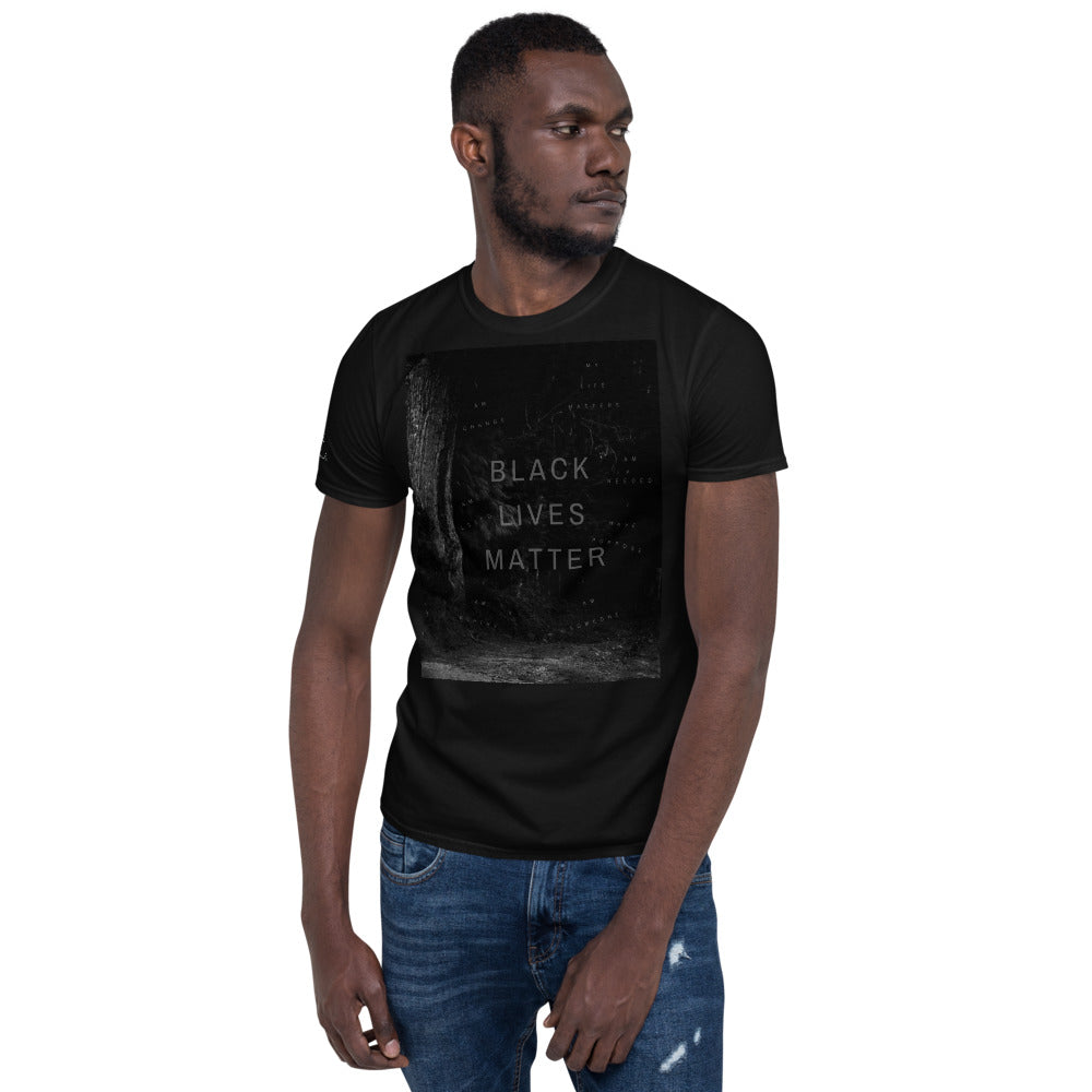 BLM - Short-Sleeve Unisex T-Shirt Blackground