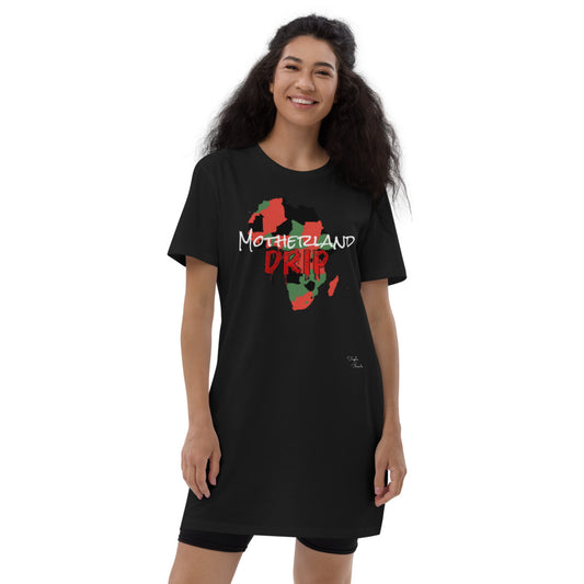 Motherland Drip - Organic cotton t-shirt dress