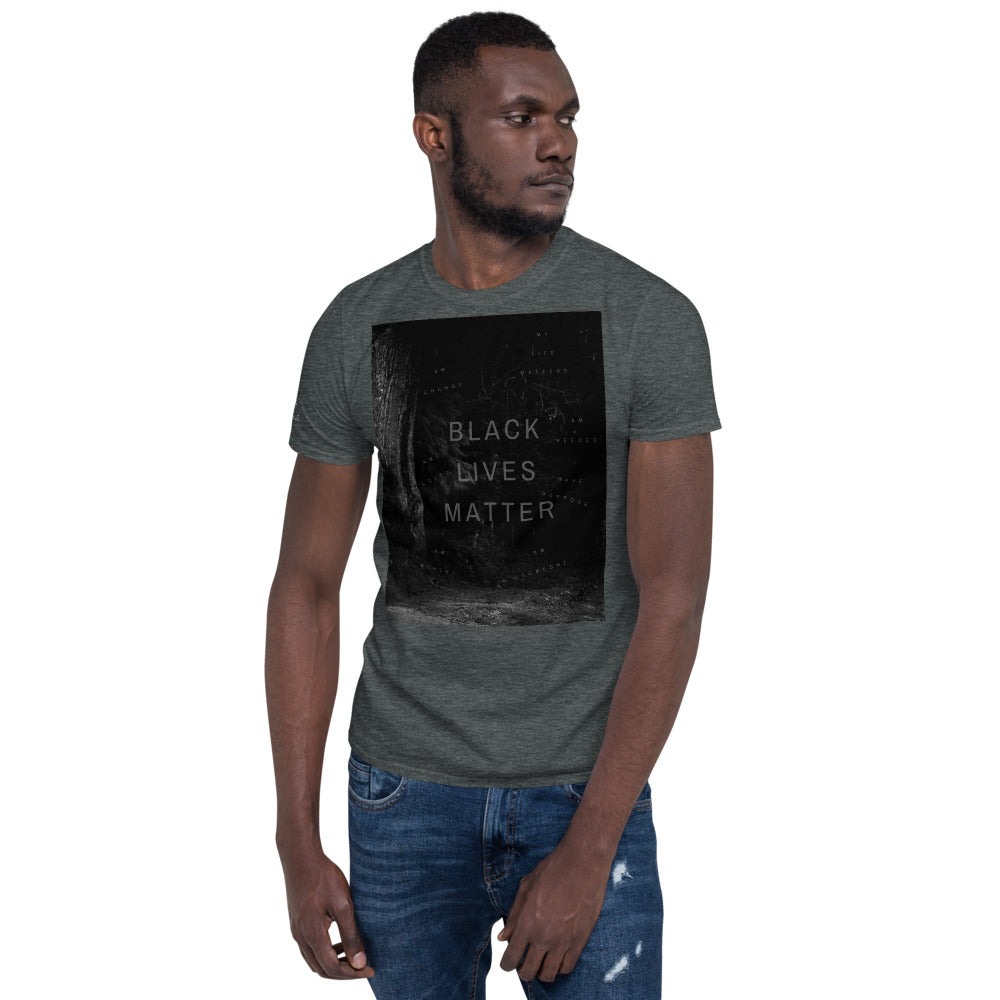 BLM - Short-Sleeve Unisex T-Shirt Blackground