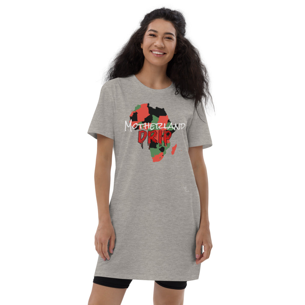 Motherland Drip - Organic cotton t-shirt dress