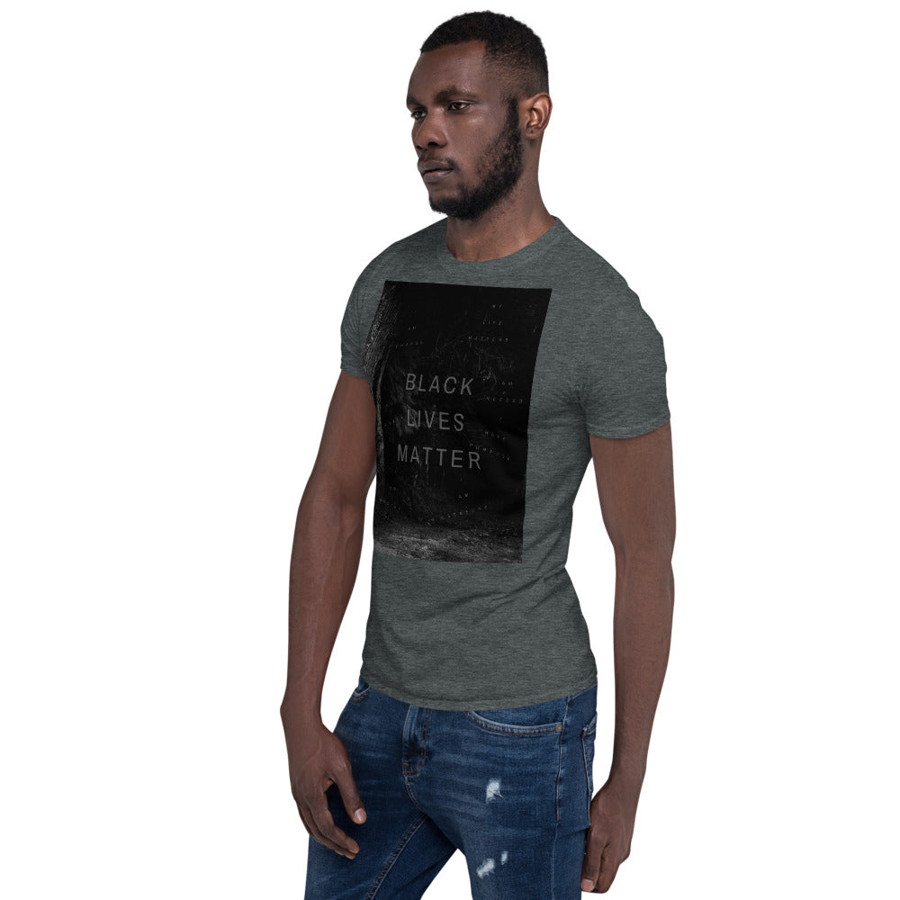 BLM - Short-Sleeve Unisex T-Shirt Blackground