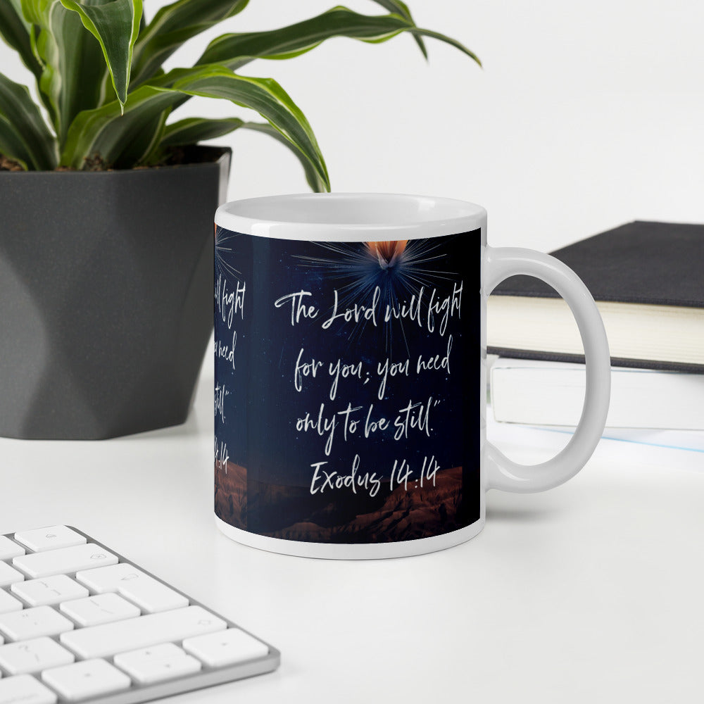 "The LORD will fight for you..." - Exodus 14:14 Mug