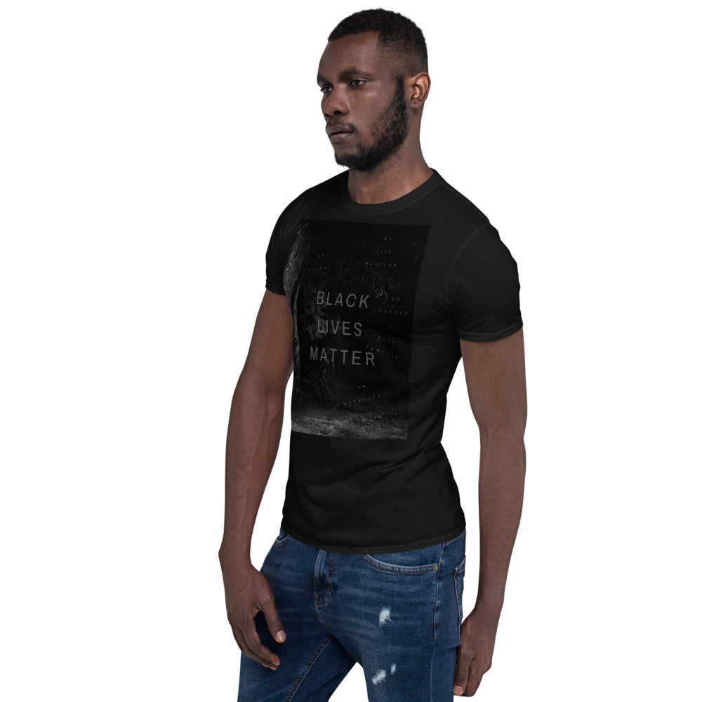 BLM - Short-Sleeve Unisex T-Shirt Blackground