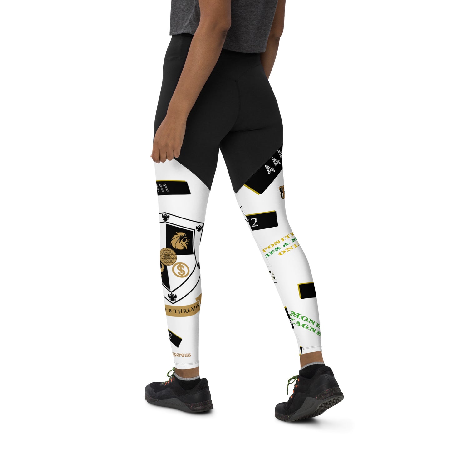 T8T Prosperity Shield Sports Leggings