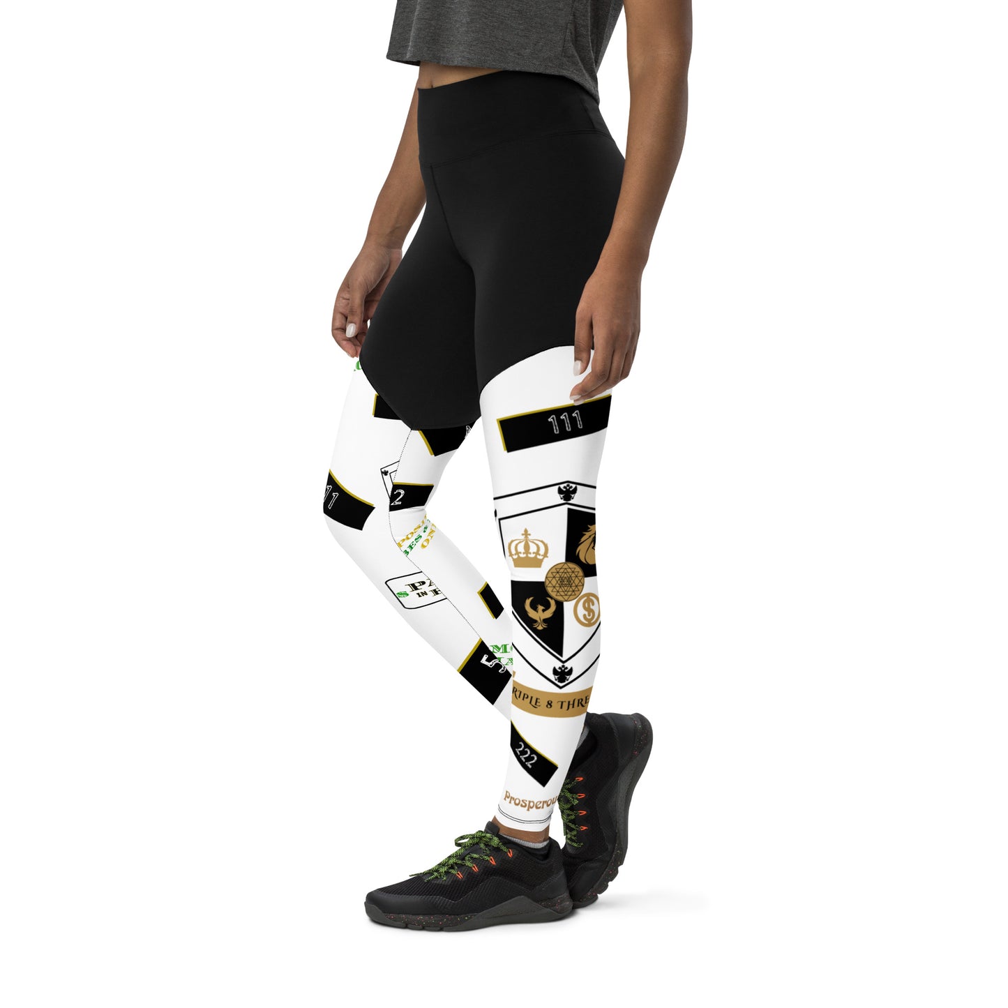 T8T Prosperity Shield Sports Leggings