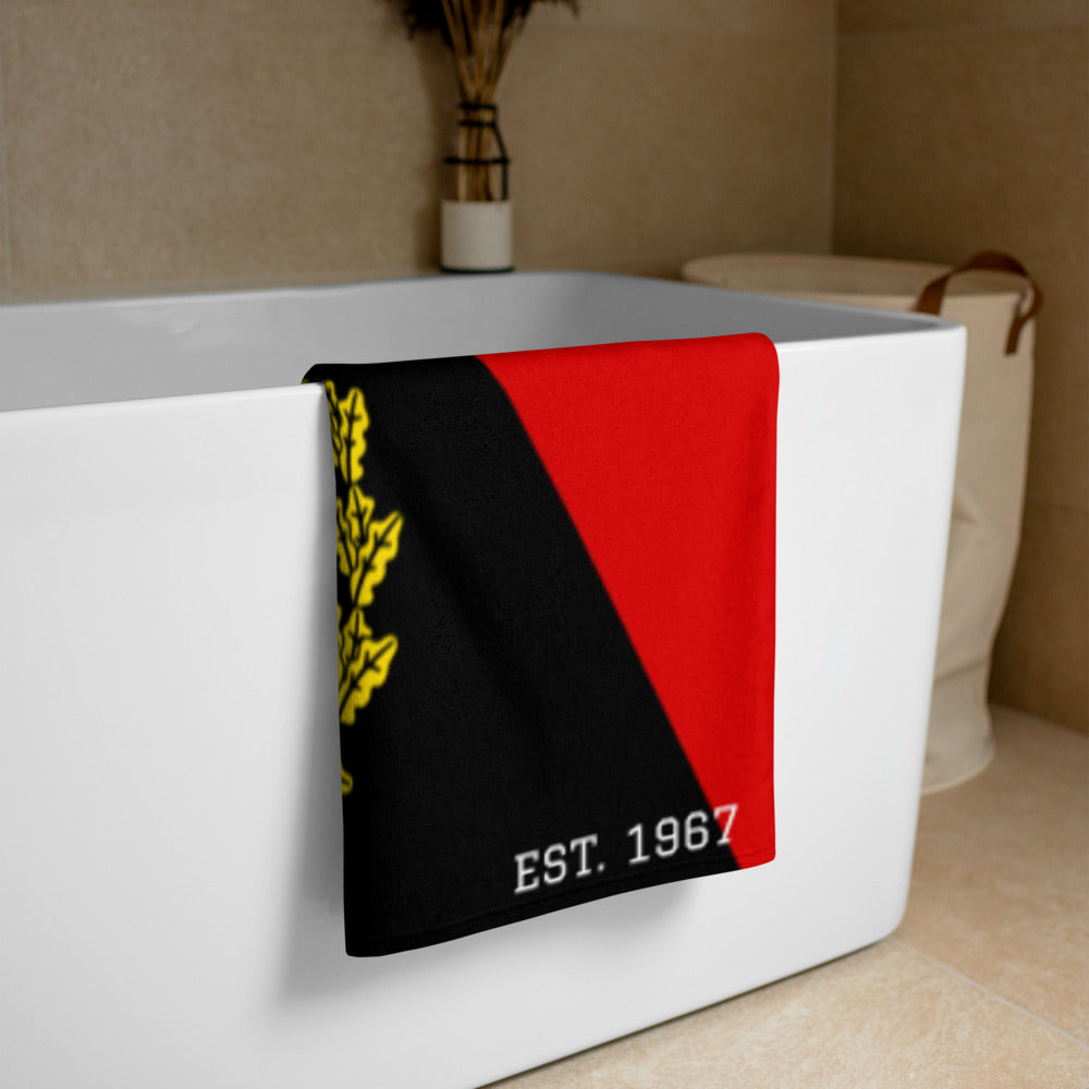 Black American Heritage Flag Towel