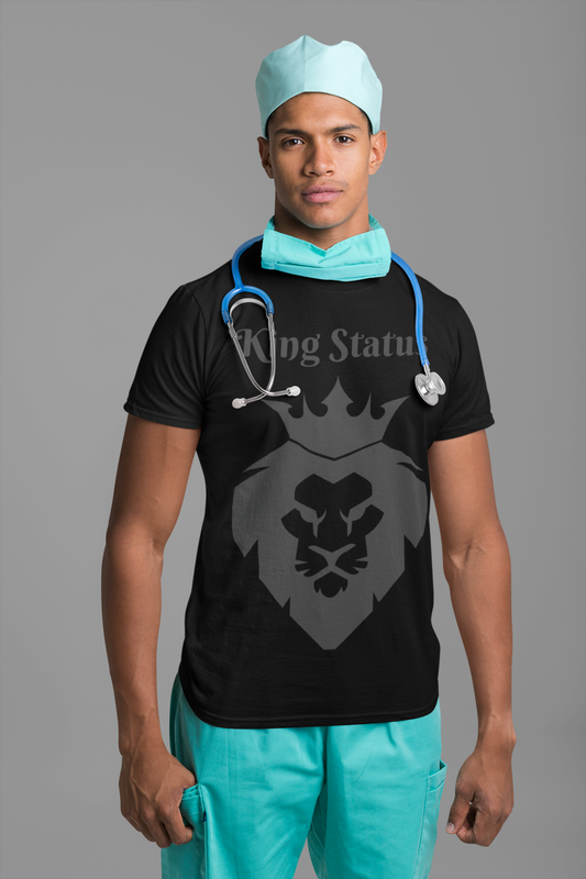King Status - Lion - Charcoal - T-Shirt