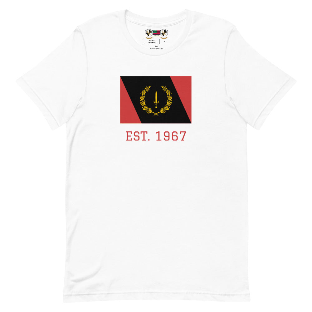 Black American Heritage Flag Short-Sleeve Unisex T-Shirt