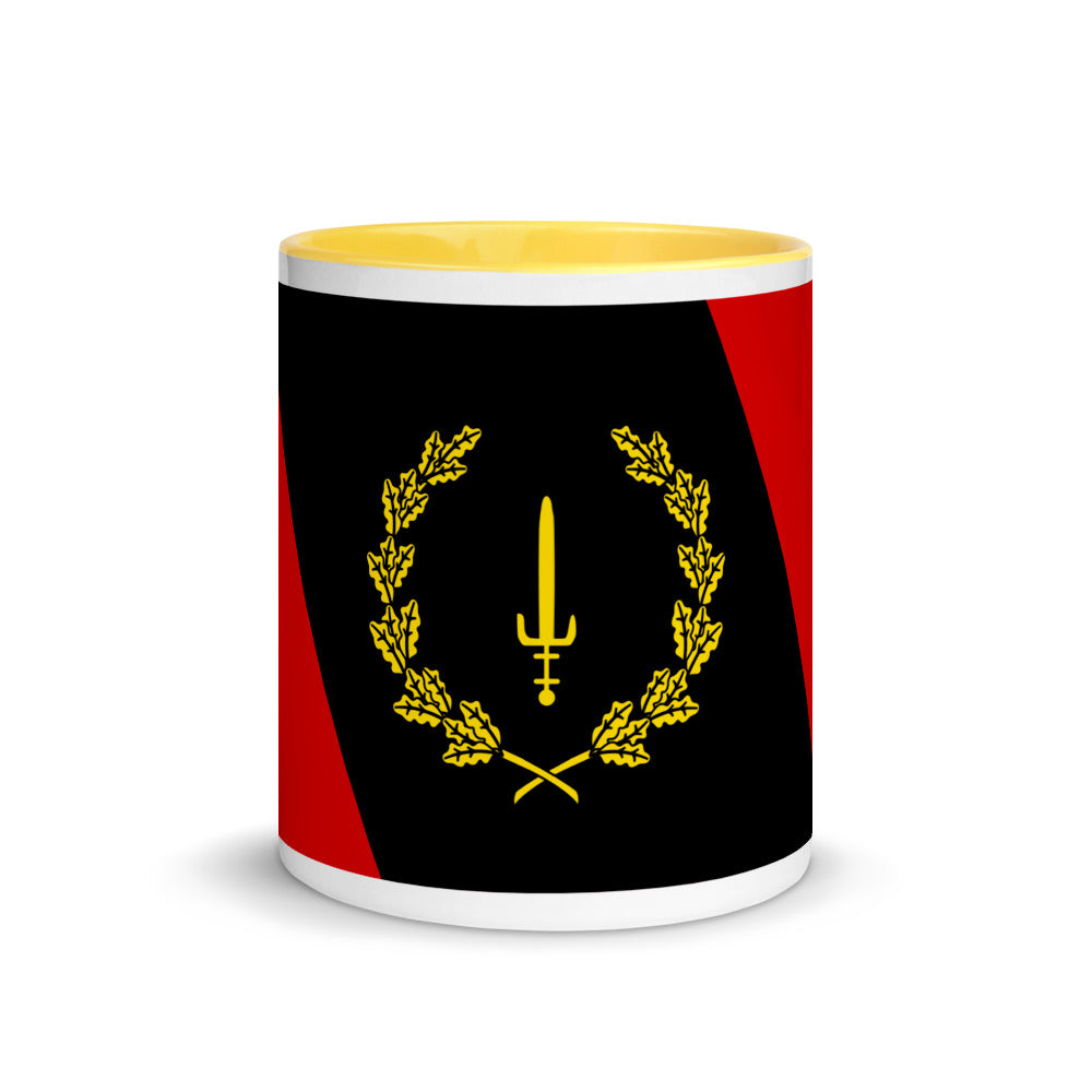 Black American Heritage Flag Mug with Color Inside